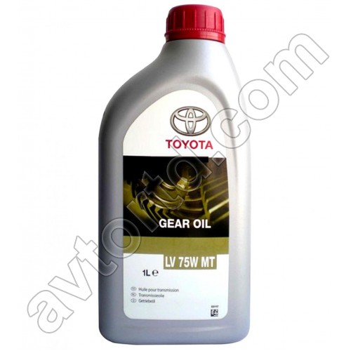 TOYOTA Gear Oil 75w LV GL4 1л синтетика (трансм.масло)